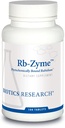 Biotics Research Rb Zyme Hele mat Rubidium Kilde, Ultra Trace Mineral, Glandular Health. 100 tabletter
