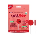 Lolleez organiske Lollipops for barn Sore Throat Relief, Variety Pack Perfekt for å lindre en Sore Throat Mens Smakende Flott, Jordbær, Vannmelon & Orange Mango, 28 greve