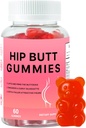 Hip Butt BBL Gummies for rumpe rask vekst og forbedring, 60 Booty Gummies for større rumpe raskt, Booty Gummies for vekt gevinster for kvinner rumpeforsterkning