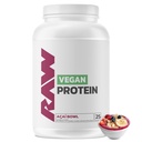 RAW Vegansk proteinpulver, Acai Bowl - 20 g plantebasert proteinpulver og forsterket med vitaminer for muskelvekst og gjenoppretting - lavfett, lav carb, naturlig flavored & søtt - 25 serveringer