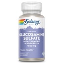 SOLARAY Glucosamine Sulfate 1500 mg, Sunn felles støtte supplement, kraftig connective vehicle og felles helse formel med gurkemeie & Boswellia, 60-dagers pengene tilbake garanti, 30 Serv, 60 VegCaps