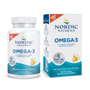 Nordic Naturals Omega-3, Lemon Flavor - 90 Soft Gels - 690 mg Omega-3 - Fish Oil - EPA & DHA - Immunstøtte, Hjerne og hjertehelse, Optimal velvære - Ikke-GMO - 45 Services