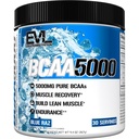 Evlusjon EVL BCAA Aminosyrer pulver - BCAA pulver post trening gjenopprette drikke og stimul gratis pre trening energi - 5g grened kjede Aminosyrer Supplement for menn - Blå Raz