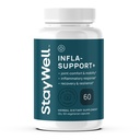 Infla-Support Plus- 750mg Herbal Supplement Blend med Curcumin og Ashwagadha Extract, Shatavari, Kavach, Fenugreek, Pipali, Guduchi, Shilajit, Goshura og Sunthi 60ct