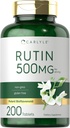 Carlyle Rutin Supplement 500 mg | 200 tabletter | Vegetarisk, ikke-GMO, Glutenfri