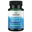 Swanson Standardisert Lutein & Bilberry 60 Sgels