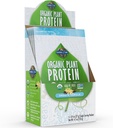 Livshage organisk planteprotein glatt vanilla pulver - enkelt serveringspakker (5-Pack) - Vegansk, kornfri og glutenfri plantebasert protein Skake med 1B CFU Probiotika og enzymer, 15g protein