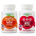 Kids Iron 10 mg + vitamin C Chewables + vitamin B12 Chewables
