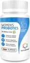 NutraBlast Vaginal Probiotika For Kvinner Digestive, Intimate Balance, UT & Vaginal Helse - 50 milliarder CFU - 6 Strainer, Prebiotika, Cranberry Extract & D Mannose - Kvinner Probiotiske (30 Count)