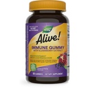 Naturens vei levende! Immunstøtte * Gummier med eldrebærekstrakt, vitaminer C & D3, sink, ingen gluten, grape & Cherry flavored, 90 vegetariske gummier (pakke May Vary)