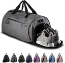 Fitgriff® Gym Veske for menn og kvinner med sko og våt sammenligning - Duffle Bag for reise, sport, trening og trening