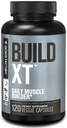 Jacked Factory Build-XT Daily Muscle Builder & Performance Enhancer - Muskelbygging Supplement for muskulær styrke og vekst | Varemerkede ingredienser Peak02, ElevATP, & Astragin - 120 Veggie Piller