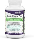 Vitale jordmineraler Humic Minerals Kapsler - 70+ Spor Mineraler med naturlig forekommende Fulvic Acid, Alkalizing Mineral Supplement for Detox, Gut helse, velvære, 120 Telling