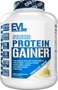 Evlution Nutrition Stacked Protein Gainer, 50 gram Whey Protein Powder Complex, 251 gram karbohydrater, Bygg muskel, gjenoppretting, Post Trening, Glutenfri (Vanilla Ice Cream, 6 LB)