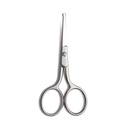 LIVINGO Premium Manicure Rundt Tips Scissors Multi-purpose Rustfritt stål Cuticle Pedicure Beauty Grooming Kit for Nail, Eyebrow, Eyelash, Tørr hud, Nese Hår 3,5 tommer