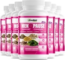 GreeNatr Herbal Menopause støttekompleks for varme blits, nattesvitser og Mood Swings Relief. Fremmer balansert hormonnivå - svart cohosh, Dong Quai, Licorise Root & Kelp blader (12 flasker)