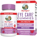 MaryRuth Organics Eye Care Gummies Øye Helse Vitaminer for voksne og barn | Lutein og Zeaxanthin kosttilskudd | for øyne | Vegan | Ikke-GMO | Glutenfri | 90 greve