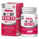 Hemeboost Forte 34,8 mg (696 mg Heme Iron) I 30 tabletter Jeg høy styrke naturlig jern Supplement I høy absorpsjon & Gentle på magen I jernpiller for voksne og trygt for bruk i svangerskapet