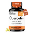 Sandhu's Quercetin Vegetariske kapsler Kosttilskudd 120 greve (pakke med 1) Bioflavonoider for immunstøtte og respiratorisk helse, Seasonal Allergi støtte | Quercitin for menn og kvinner