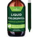 NEW AGE Klorophyll flytende dråper - Naturlig konsentrat - Energiforsterkning, Digestion og immunsystem Støtter, Intern Deodorant, Leverfunksjon - (2 Fl Oz (Pack of 1))