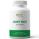 PureNature Joint Rest - Joint Support Supplement med glukosamin, Chondroitin, Boswellia, MSM, Turmeric, Bromelain, - 60 Kapsler