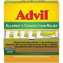 Advil Allergi og Congestion Relief Tabletter, smertefriere, feber Reduser og Allergy Relief med Ibuprofen, Phenylephrine HCl og klorfeniramin maleat 4 mg - 50 belagte tabletter