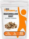BulkSupplements.com Marshmallow Root Extract pulver - Marshmallow Root Supplement, Herbal Supplement - Glutenfri, 1,2g per servering, 1kg (2,2 lbs) (Pack of 1)