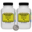 Mangansk sulfat [MnSO4(H2O)] 99% AR-klasse pulver 1 Lb i to rom-Saver flasker