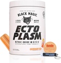 Worldwide Nutrition Bundle Kompatibel med Black Magic Supply Ecto Plasm - Sherbet Pop høy volum pre-Workout - 20 Scoops Non Stim Pump Preworkout pulver Supplement med multi-Purpose Keychain