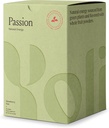 Yoli® Passion Energy Drink Powder Mix - naturlig energidrikkblanding for utholdenhet og utholdenhet, 30 pakker - Jordbær Kiwi Flavor