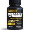 Testodren Advanced Testosteron Booster for menn | Naturlig Stamina, utholdenhet, energi og styrke Enhancement Supplement