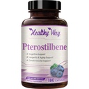 150 mg Pterostilbene Supplement - En gang daglig Antioksidant Supplement for sunn aldring immun hjerte og hjerne støtte - naturlig avledet ikke-GMO & laget i USA (180 Serveringer)