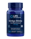 Livsforlengelse Ginkgo Biloba Certified ExtractTM, 120 mg, bidrar til å opprettholde hukommelse og kognisjon, glutenfri, ikke-GMO, vegetarisk, 365 kapsler