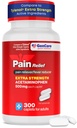 GenCare - Acetaminophen 500mg Extra styrke smertelindring (300 kapler) - Multi Symptom smertestillende for hodepine, Sinus, artritt, ryggsmerter muskelsmerter, tannsmerter, feberreduser, Migraine