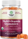 USDA organisk multivitamin for kvinner og menn - Vegansk organisk multivitamin for menn Gummier med sink & B kompleks vitaminer for forbedret energiimmunitet og daglig helse - Vegan og ikke-GMO (1 måned)