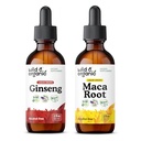 Wild & Organic Ginseng Tinktur 2 fl oz & Maca Root Tinktur 2 fl oz