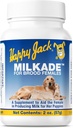 HAPPY JACK Milkade Hund Avl og omsorgsutstyr, Melk produksjonshjelp for kvinnelige hunder og sunne Litter, Gravidt Prenatal Vitamin med vitamin B1 (2 oz)