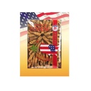 Hsu's SKU 122-4  Medium Medium prong | dyrket Wisconsin American Ginseng Direkte fra Ginseng Gardens | 参 | 4oz Box, 西洋