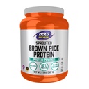 NU Mat Idrett Ernæring, Sprouted Brown Rice Protein, 80% Protein, Unflavored Powder, 2-pound