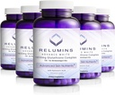 Aluminium 1650mg L-Glutathion Kompleks med hyaluronsyre, Alpha Lipoic Acid, Rose HIPS, Vitamin E & Riboflavin, Antioksidant støtte, Hud Hydration og velvære, laget i USA - 90 kapsler x 5 flasker