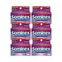 Sominex natttid søvn-Aid kapler, maksimal styrke, 16 ea (pakke med 6)