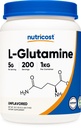 Nutricost L-Glutamine pulver 1 KG - Uslavored, Ikke-GMO, Glutenfri