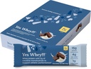Fx Ja Whey Bar - 15g Whey Protein Bar med kreatin å støtte muskler, energi og Peak ytelse - 1g sukker + 4g netto carbs - soya-fri sjokolade havremelk Crisp Flavor Protein Snack (12 Bars)
