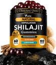 Himalayan Shilajit Gummier for menn og kvinner - ren Shilajit for menn Gummier - Sugar Gratis Gummi Supplementer med Fulvic Acid - Sunn aldring, Immun & Energi Support - 60 greve