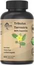 Tribulus terrestris Supplement for menn og kvinner Supplement Booster for energi, vitalitet, utholdenhet og ytelse (pakke med 20 kapsler)