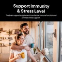 Lege Morses Hjerne & Nervesystemer Støtte - Støtte immunitet og stressnivå - Naturopa Formulert Nootropic Supplement - Ginkgo Leaf, Gotu Kola, Astragalus Root & Butchers Broom - 90 Kapsler
