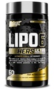 Nutrex Forskning Lipo-6 Svart Henne Ultra Konsentrasjon | Vekttap piller for kvinner | Fettforbrenner, Appetitt Suppressant, Metabolisme Booster for vekttap + Hår, Hud og negler Støtte | 60 Diet piller