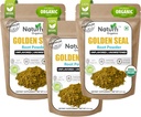 Naturefi Organic Goldenseal Root Powder - 10.5 oz, 300 Serveringer *USDA Organic | Lab testet * ren naturlig Goldenseal Root Powder Supplement