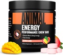 Animal Energy Chews, raskvirkende energi med koffein, nootropics og sjøsalt for fokus og pre trening - beleilig og deilig Chews Format - Mango