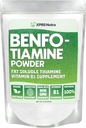 XPRS Nutra Benfotiamin pulver (Thiamine) - Fat løselig lykkelig hjerte Thiamin Supplement - Avansert vitamin B1 Benfotiamin for en kognitiv boost - Vegansk vennlig Benfotamin pulver (4 Ounce)
